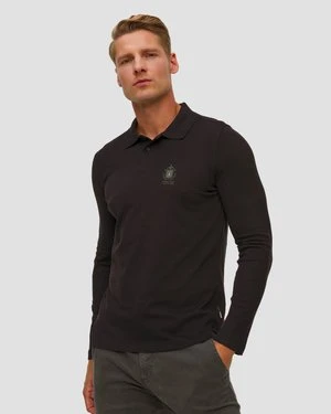 Czarny longsleeve męski Aeronautica Militare