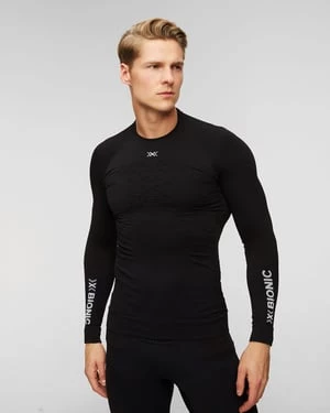 Czarny Longsleeve Termoaktywny Męski X-bionic Energy Accumulator 4.0 Lg Sl