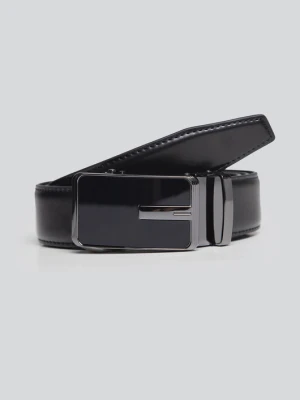 Czarny pasek 01130A90BAA Giacomo Conti