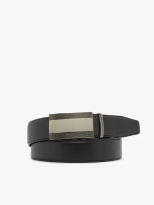 Czarny pasek męski Ryłko