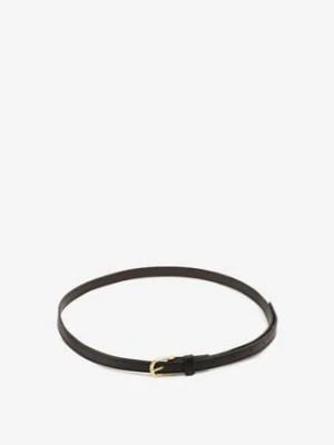 Czarny Pasek z Metaliczną Klamrą Mevodira jordan