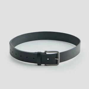 Czarny pasek ze sztucznej skóry House