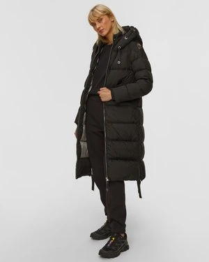 Czarny Płaszcz Puchowy Damski Parajumpers Panda