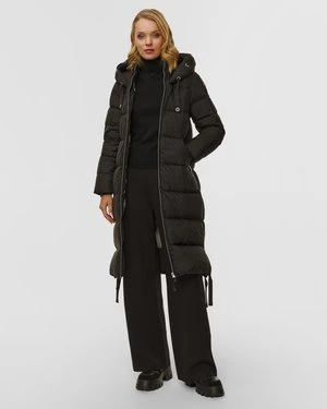 Czarny Płaszcz Puchowy Damski Parajumpers Panda