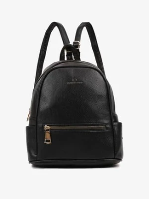 Czarny Plecak z Kieszonką z Przodu Efarinoia fashion&bags