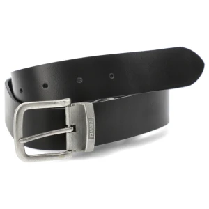 Czarny Skórzany Męski Pasek Big Star
