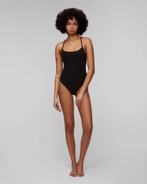 Czarny Strój Kąpielowy Jednoczęściowy Damski Seafolly Scoop Neck One Piece