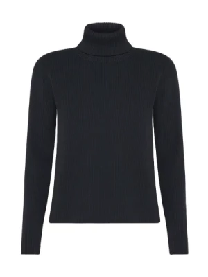 Czarny Sweter dla Kobiet RRD