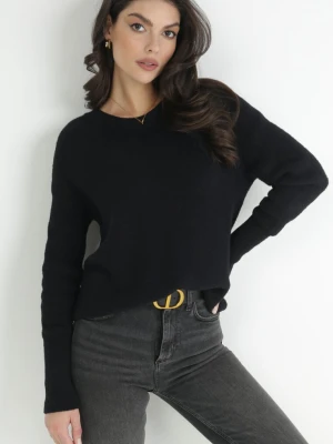 Czarny Sweter Ionoene By Swan