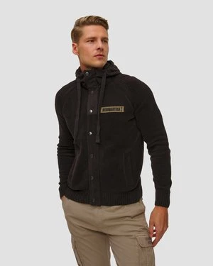 Czarny Sweter Męski Aeronautica Militare