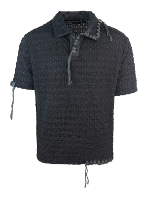 Czarny Sweter Regular Fit Styl Polo Andersson Bell
