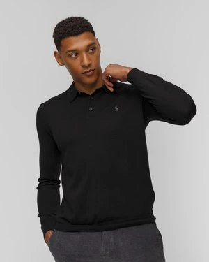 Czarny Sweter Wełniany Polo Męski Ralph Lauren Polo Ralph Lauren