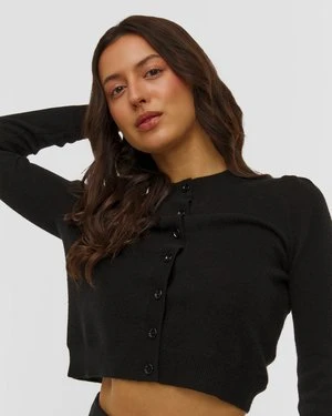 Czarny Sweter Z Kaszmiru Damski Allude