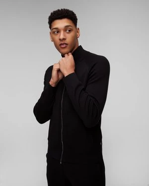 Czarny Sweter Z Wełną Męski Hugo Boss Perrone