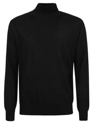 Czarny T Neck Pullover Ballantyne