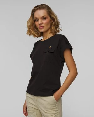 Czarny T-shirt Damski Aeronautica Militare