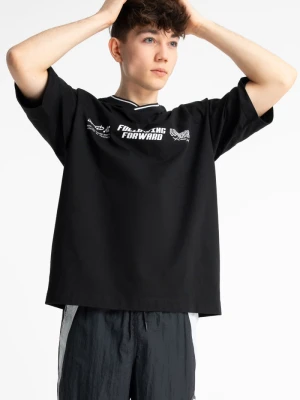 Zdjęcie produktu T-shirt chłopięcy loose z nadrukiem Reporter