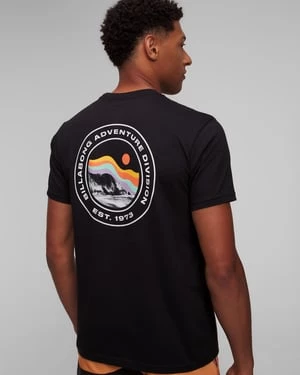 Czarny T-shirt Męski Billabong Rockies Ss