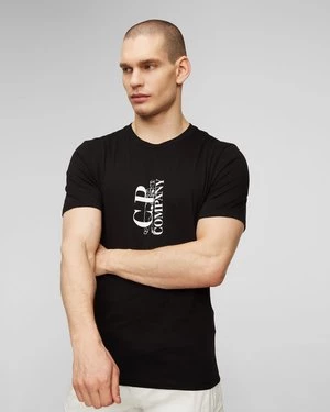 Czarny T-shirt Męski C.p. Company CP Company