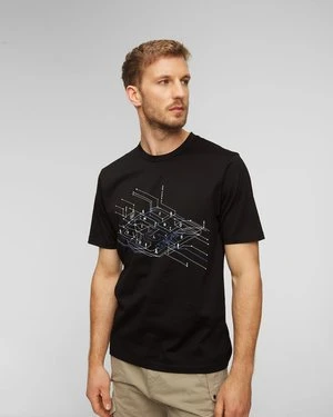 Czarny T-shirt męski C.P. Company CP Company