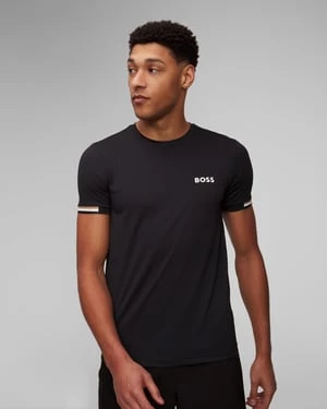 Czarny T-shirt Męski Hugo Boss Tee Mb