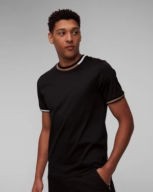 Czarny T-shirt Męski Hugo Boss Thompson