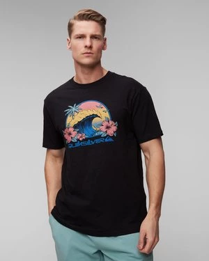 Czarny T-shirt Męski Quiksilver Riding Today Ss