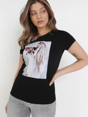 Czarny T-shirt Nesaliria ann gissy