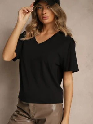 Zdjęcie produktu Czarny T-shirt Nikoneus glo-story
