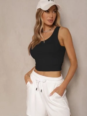 Czarny Tank Top z Bawełny Basic Emiaris j.style