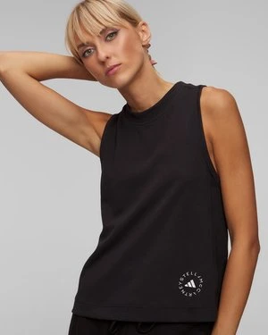 Czarny Top Damski Stella Mccartney Asmc Logo Tk Adidas by Stella McCartney