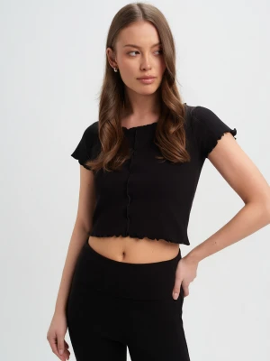 Czarny top lh TOP SECRET