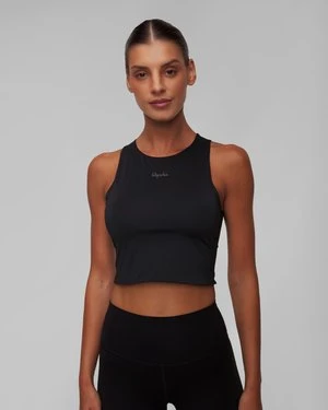 Czarny top sportowy damski Rapha Active