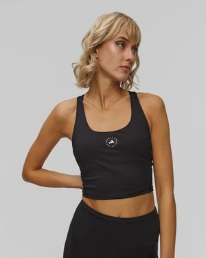 Czarny Top Treningowy Damski Adidas By Stella Mccartney Yoga Crop
