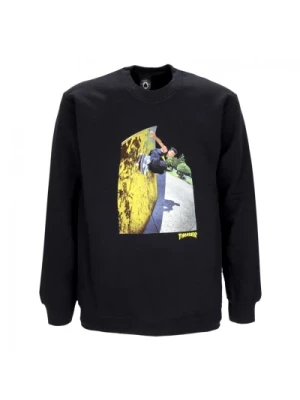 Czarny Wallride Crewneck Sweatshirt Thrasher