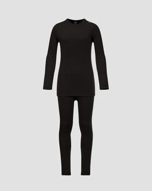 Czarny zestaw bielizny dziecięcej Helly Hansen Lifa Merino Midweight Set