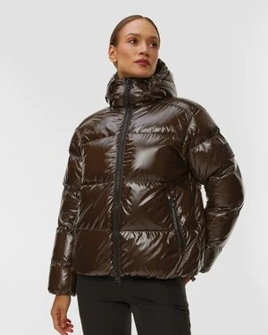 Czekoladowa Kurtka Puchowa Damska Bogner Fire+ice Vally-d