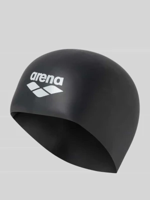 Czepek kąpielowy Long Hair z nadrukiem z logo Arena Czarny