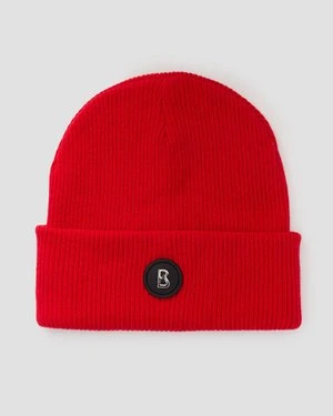 Czerwona Czapka Wełniana Męska Bogner Gustav-2