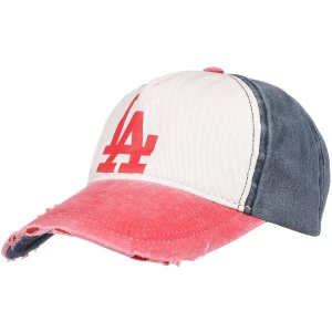 Czerwona czapka z daszkiem baseballówka vintage LA czerwony Merg