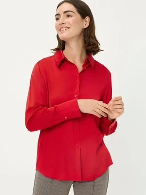 Czerwona koszula damska z satynowym połyskiem – Urban Wild Olsen