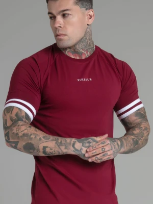 Czerwona koszulka męska Tournament SikSilk