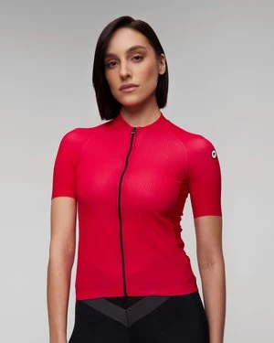 Czerwona koszulka rowerowa damska Assos Uma GT Jersey C2 Evo