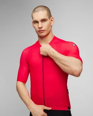 Czerwona koszulka rowerowa męska Assos Mille GT Jersey C2 Evo