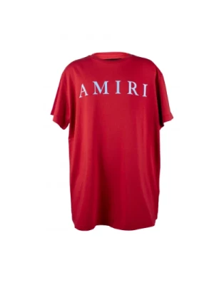 Czerwona Koszulka z Logo Amiri