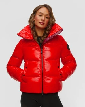 Czerwona Kurtka Damska Save The Duck Isla