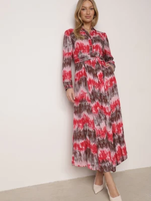 Czerwona Sukienka Nephohsa R&f Fashion