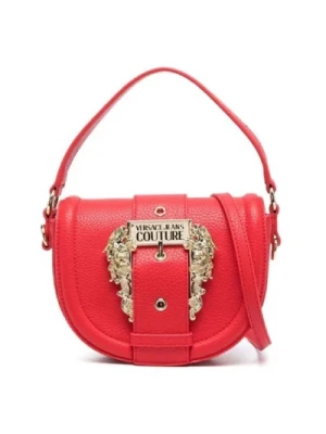Czerwona torebka damska z logo Versace Jeans Couture