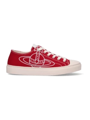 Czerwone Sneakersy dla Mężczyzn Vivienne Westwood