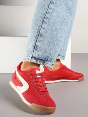 Czerwone Sneakersy w Klasycznym Stylu Ellirianne gowin
